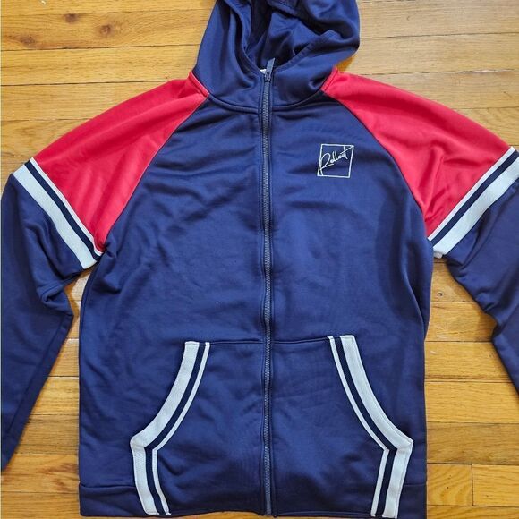 Holloway Men’s Blue Full Zip Up Jacket Sweater Size L - Picture 2 of 8